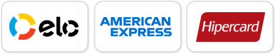 Elo, Amex e Hipercard